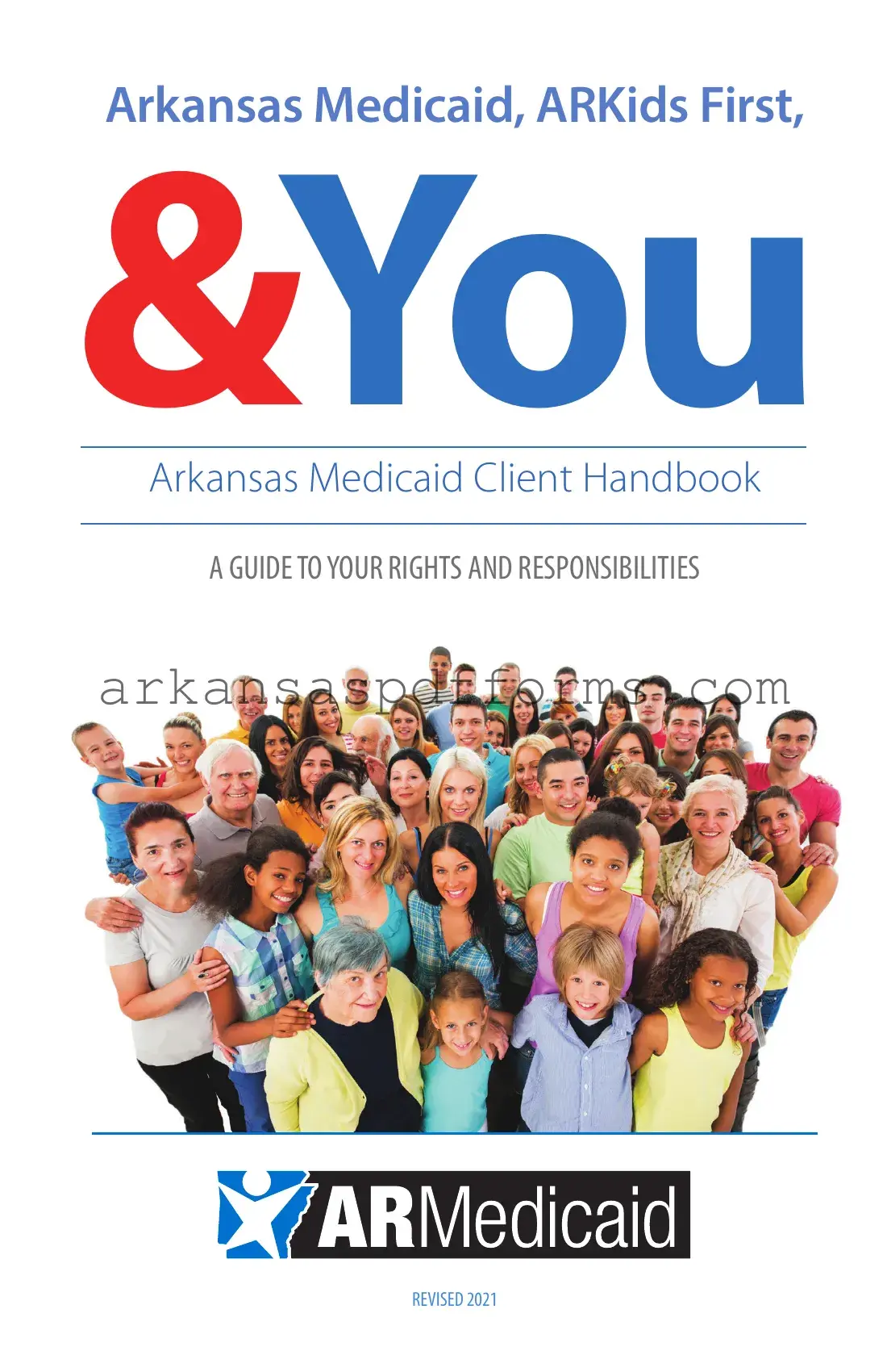 Official Arkansas Medicaid Card Template in PDF