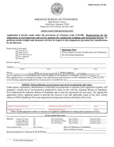 Official Arkansas 1818 Template in PDF